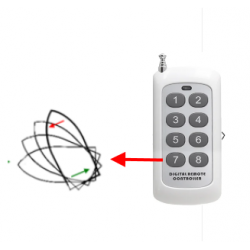 Remote control bow and stern thruster